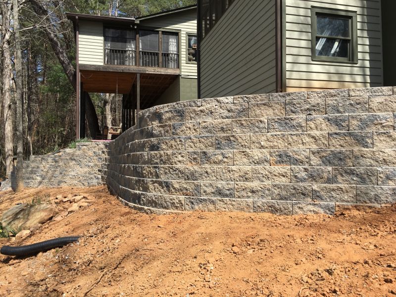 Finished Retaining Wall Projects